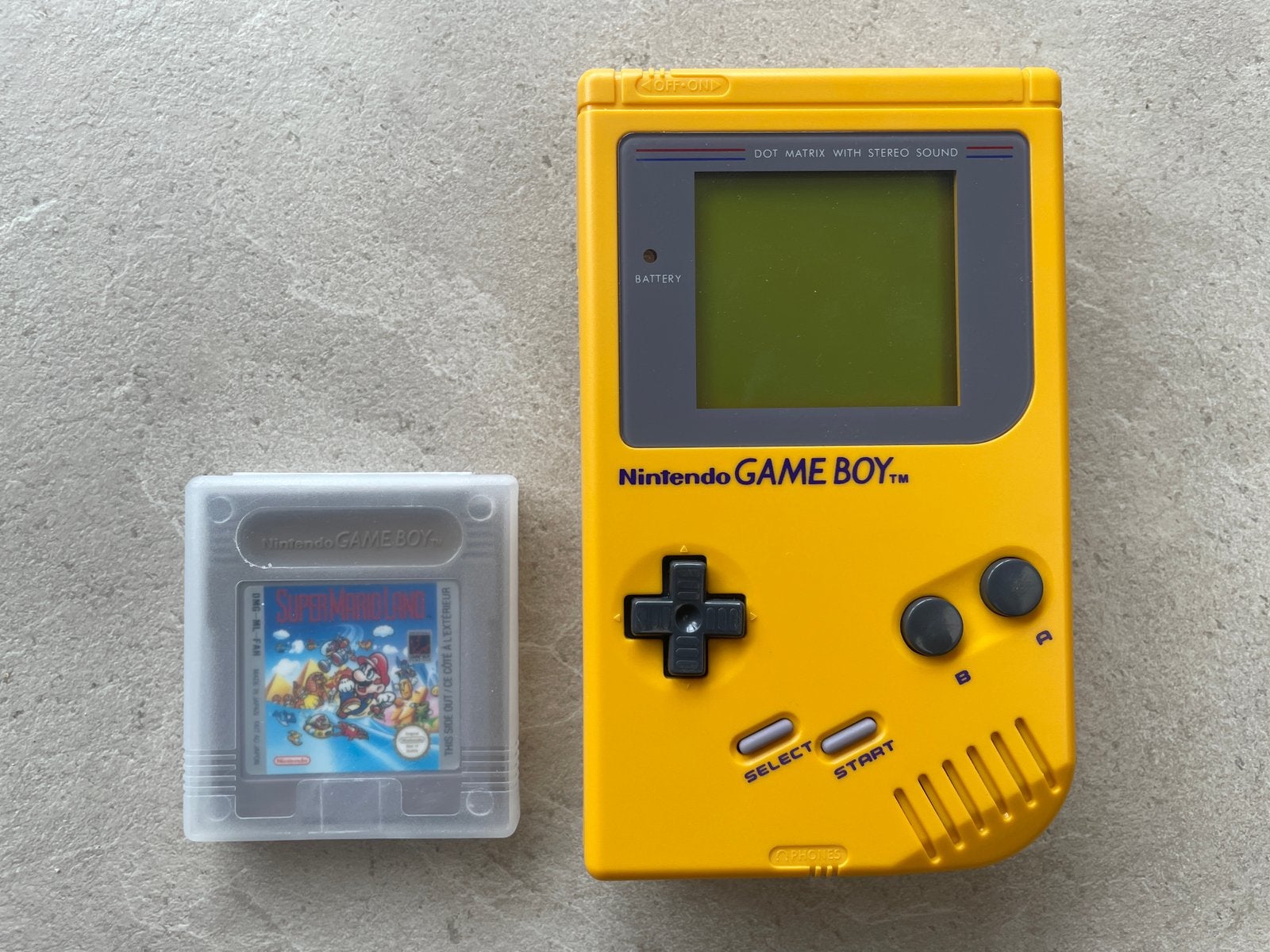 Nintendo Game Boy met Super Mario Land, Spelcomputers en Games, Spelcomputers | Nintendo Game Boy, Ophalen of Verzenden, Gebruikt
