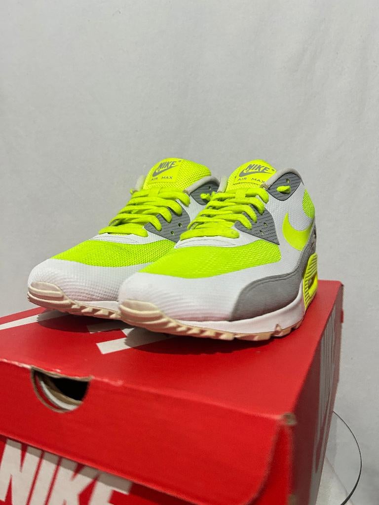 BIJNA NIEUW! Maat 45 - Nike Air Max 90 Premium Volt, Kleding | Heren, Schoenen, Overige kleuren, Verzenden, Nike, Nike