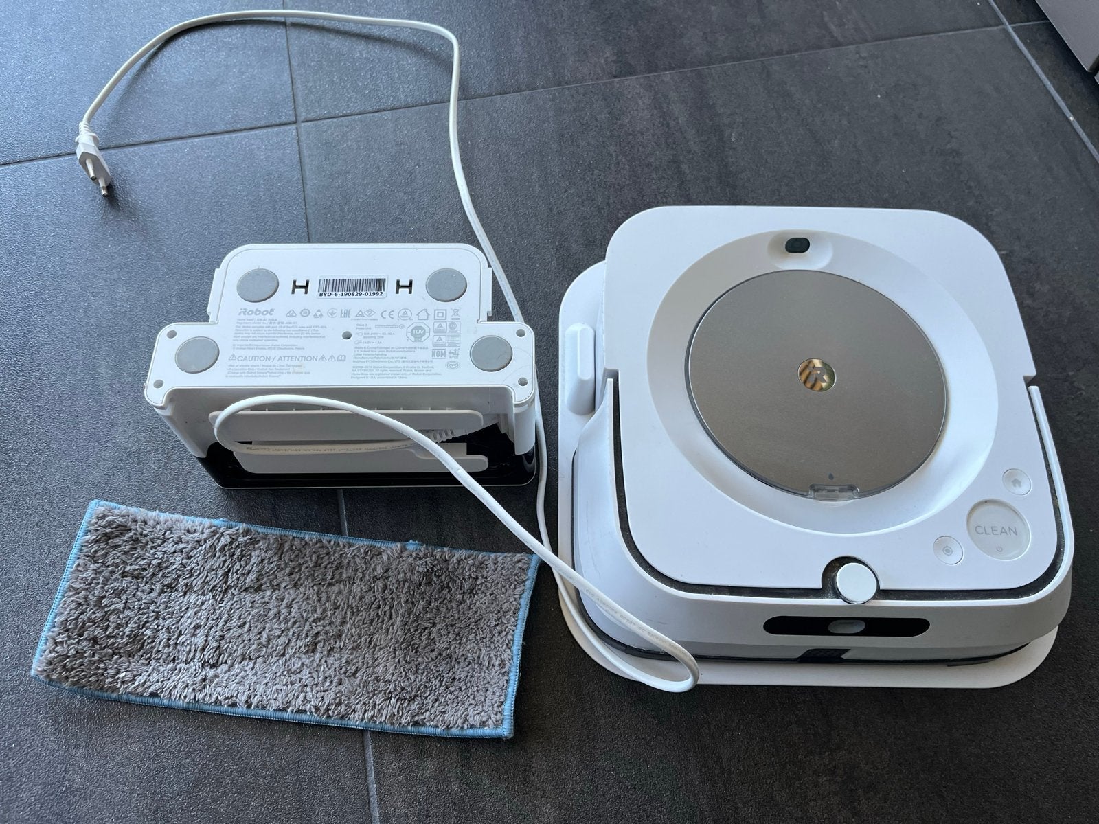 iRobot Braava jet m6 dweilrobot - Slimme Vloerreiniger, IRobot, Ophalen of Verzenden, Zo goed als nieuw, Bedienbaar via app