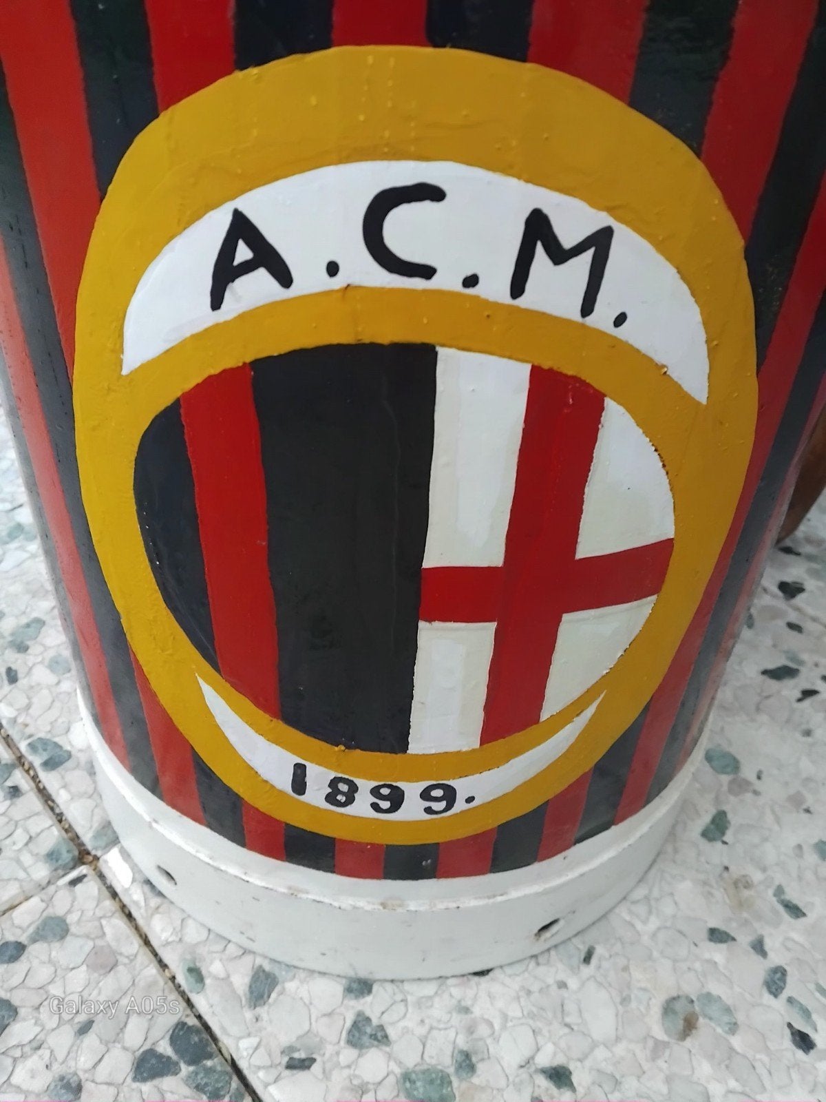 AC MILAN LOG0, Sport en Fitness, Voetbal, Ophalen of Verzenden, Gebruikt