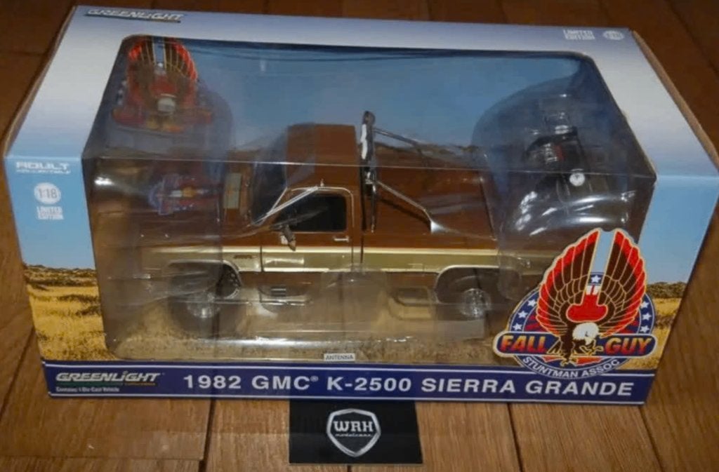 1:18 GMC K2500 SIERRA GRANDE FALL GUY GREENLIGHT in box WRH, Verzenden, Zo goed als nieuw, Auto, Overige merken