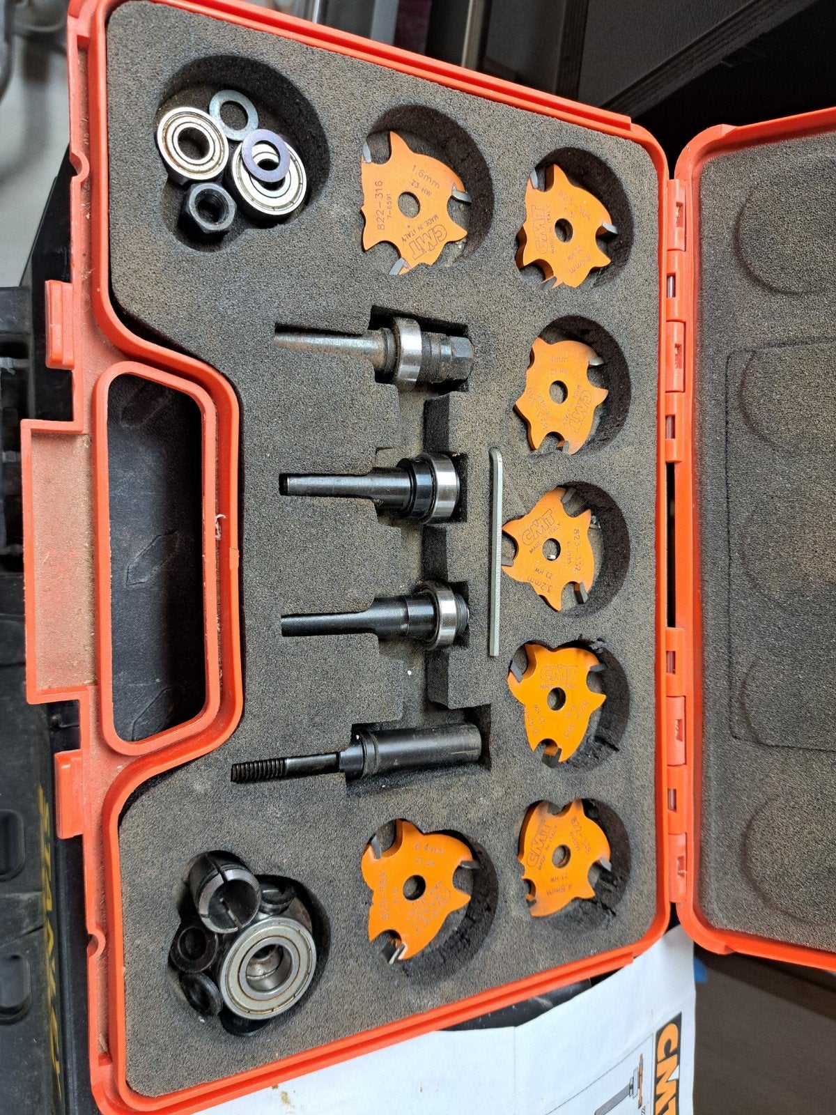 CMT Slot Cutter Set 823.001.11 - Frezenset, Ophalen of Verzenden, Zo goed als nieuw, Overige soorten, CMT