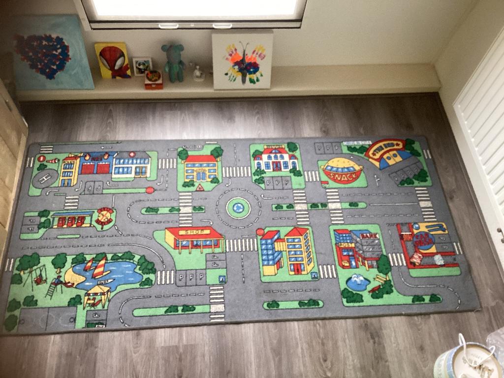 Speelkleed verkeer 202 x 94 cm, Ophalen, Gebruikt
