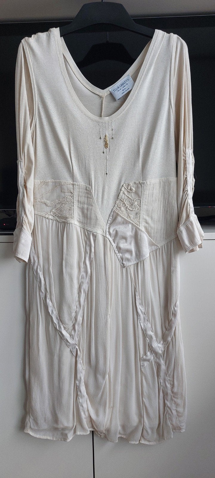 Elisa Cavaletti jurk beige 36, Kleding | Dames, Beige, Ophalen of Verzenden, Zo goed als nieuw, Elisa Cavaletti