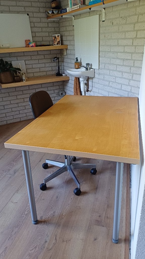 Bureau, Overige typen, Gebruikt, 120 cm, Spaanplaat of MDF