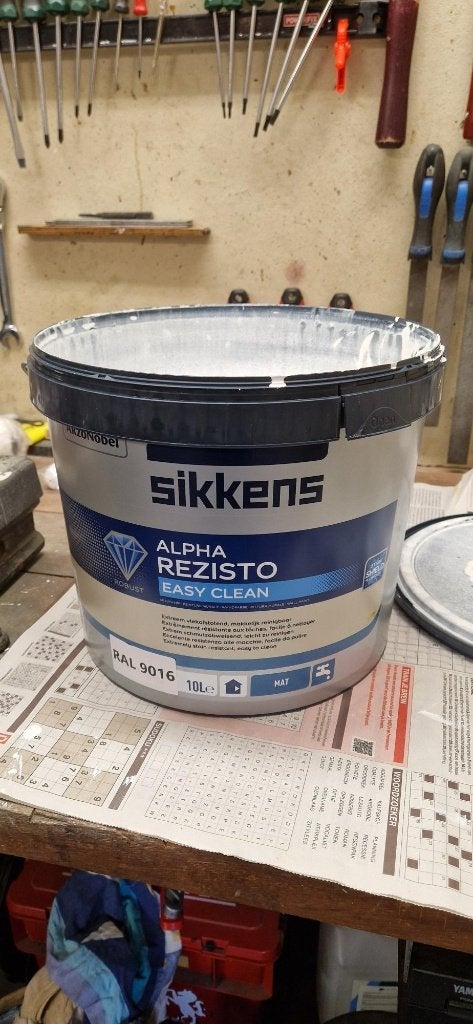 Sikkens muurverf, Ophalen, 5 tot 10 liter, Wit, Nieuw