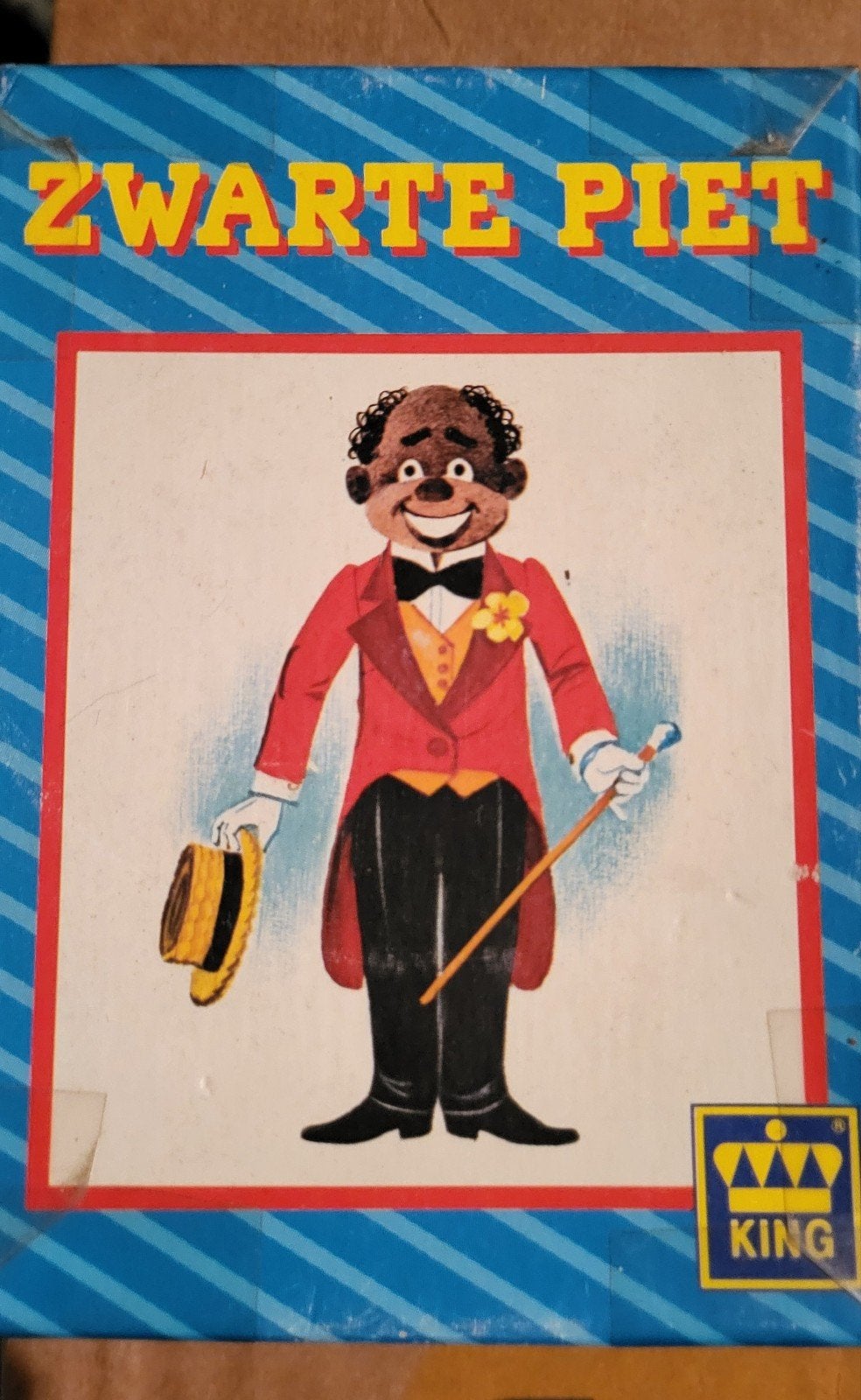 Zwarte Piet Kaartspel - Vintage King Spellen, Drie of vier spelers, Ophalen of Verzenden, Gebruikt, King Spellen