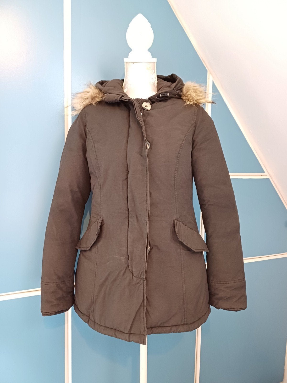 Airforce parka, maat XS, Airforce, Zwart, Ophalen of Verzenden, Maat 34 (XS) of kleiner