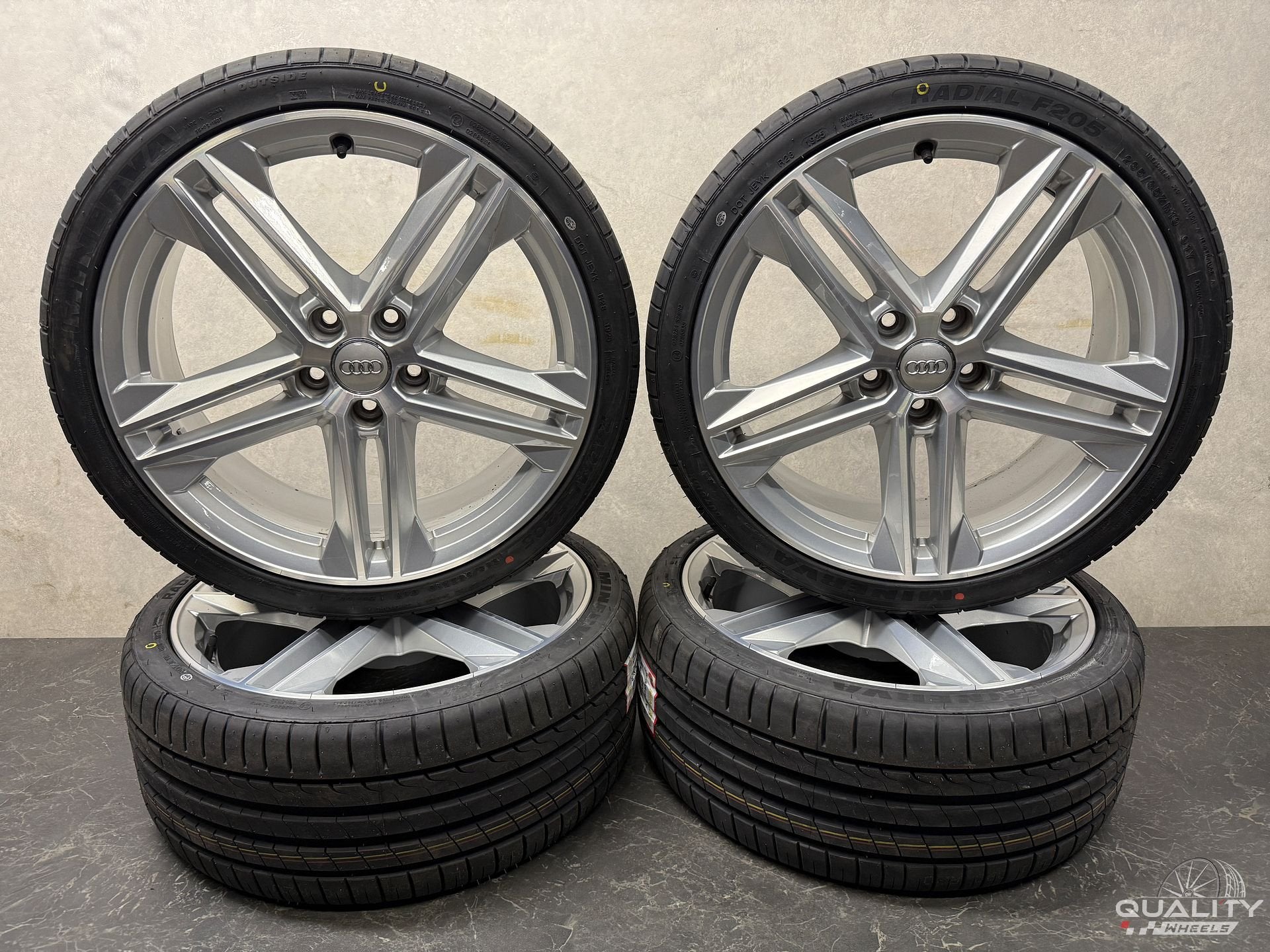 19” Audi A3 S3, Seat Leon Cupra Velgen + Banden 235/35/19 23, Auto-onderdelen, Banden en Velgen, 19 inch, Gebruikt, -, -