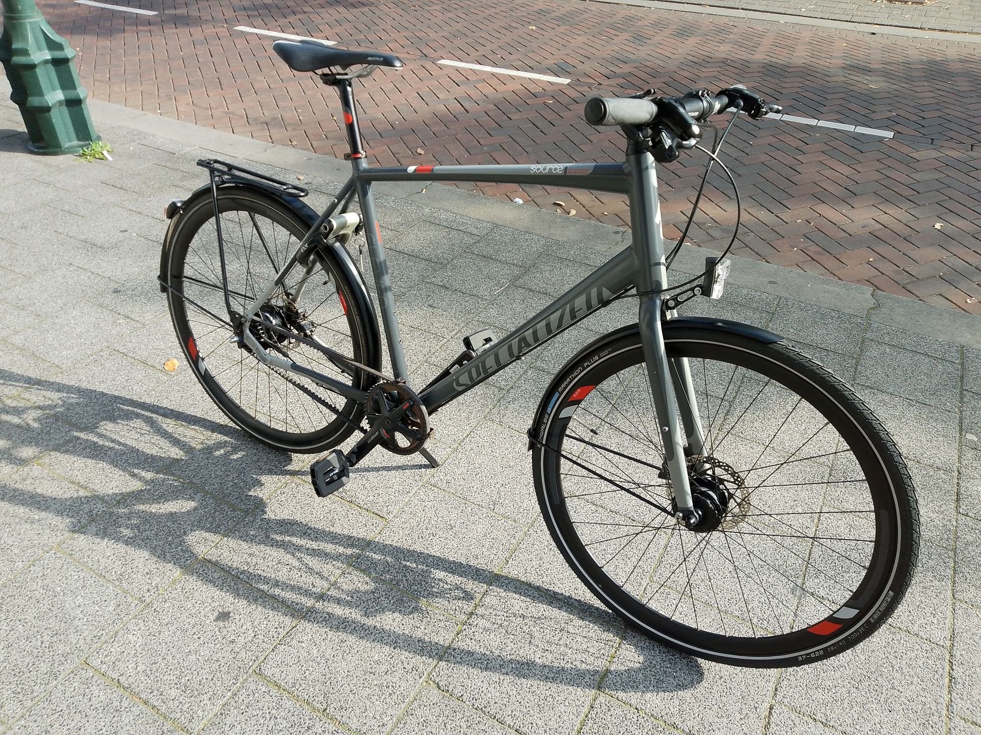 Specialized Source Eleven h57 herenfiets Gates riem + Alfine, Gebruikt, -, -, Versnellingen