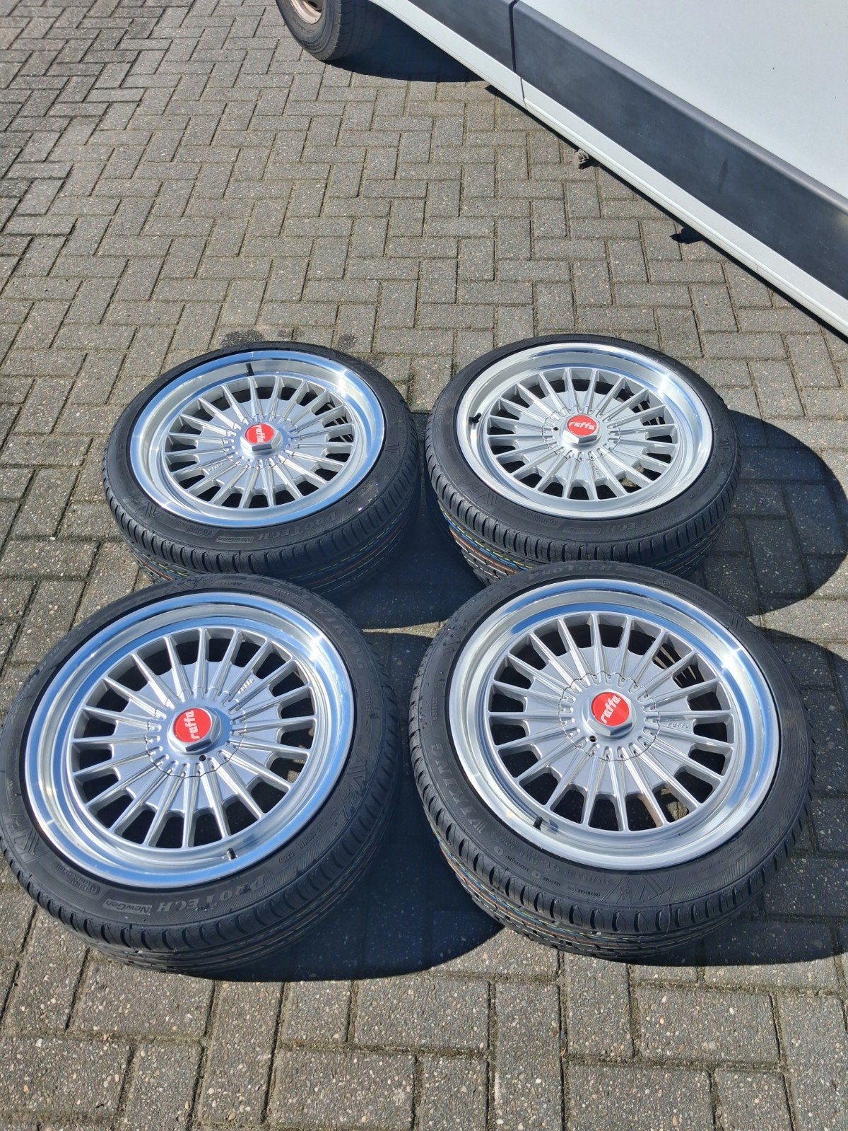 Raffa RS-02 5x100 velgen, Auto-onderdelen, Banden en Velgen, Banden en Velgen, Zomerbanden, 18 inch, 225 mm, Personenwagen, Gebruikt
