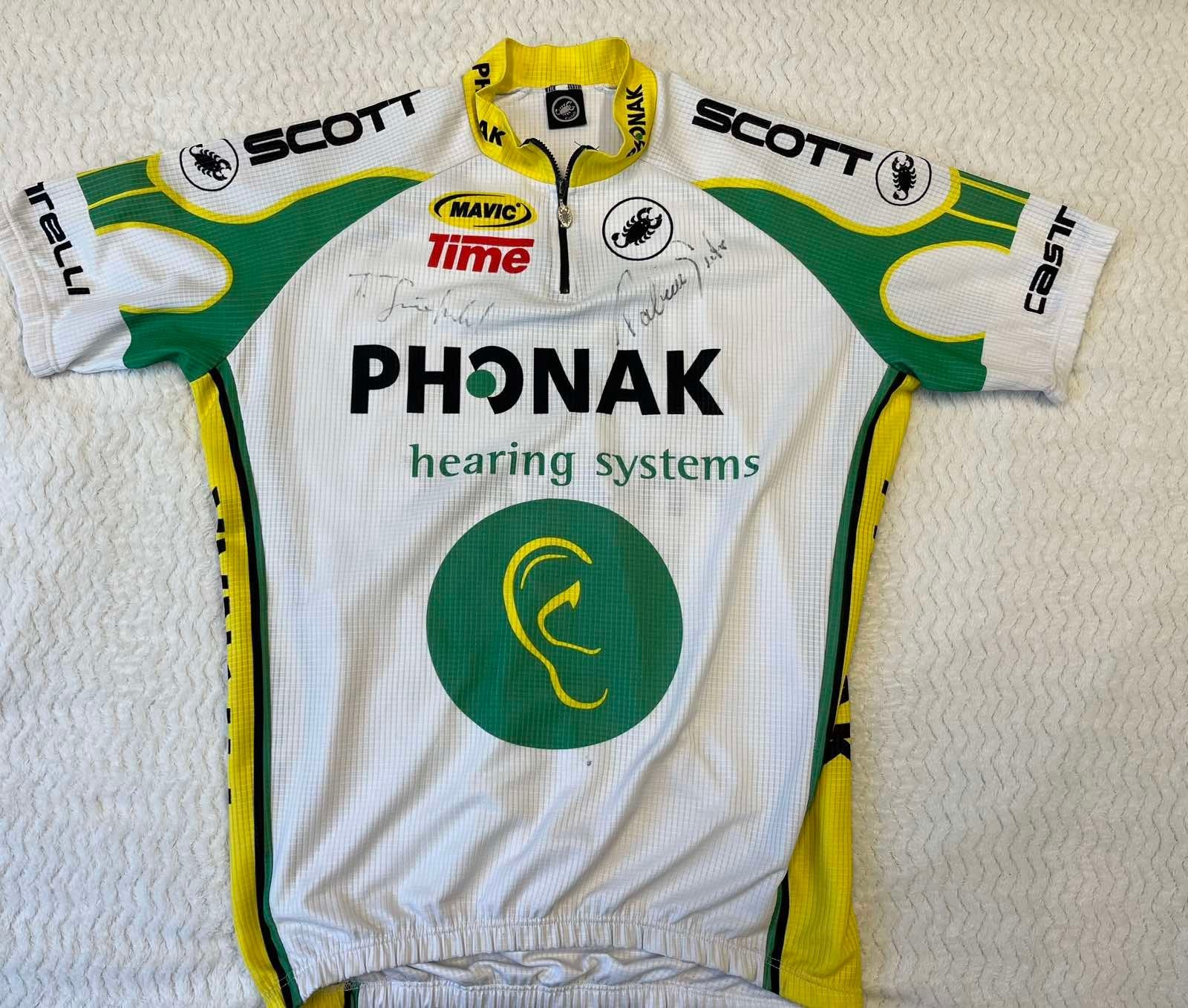 Castelli Phonak Hearing Systems Wielershirt - Gesigneerd, Fietsen en Brommers, Fietsaccessoires | Fietskleding, Castelli, Ophalen of Verzenden