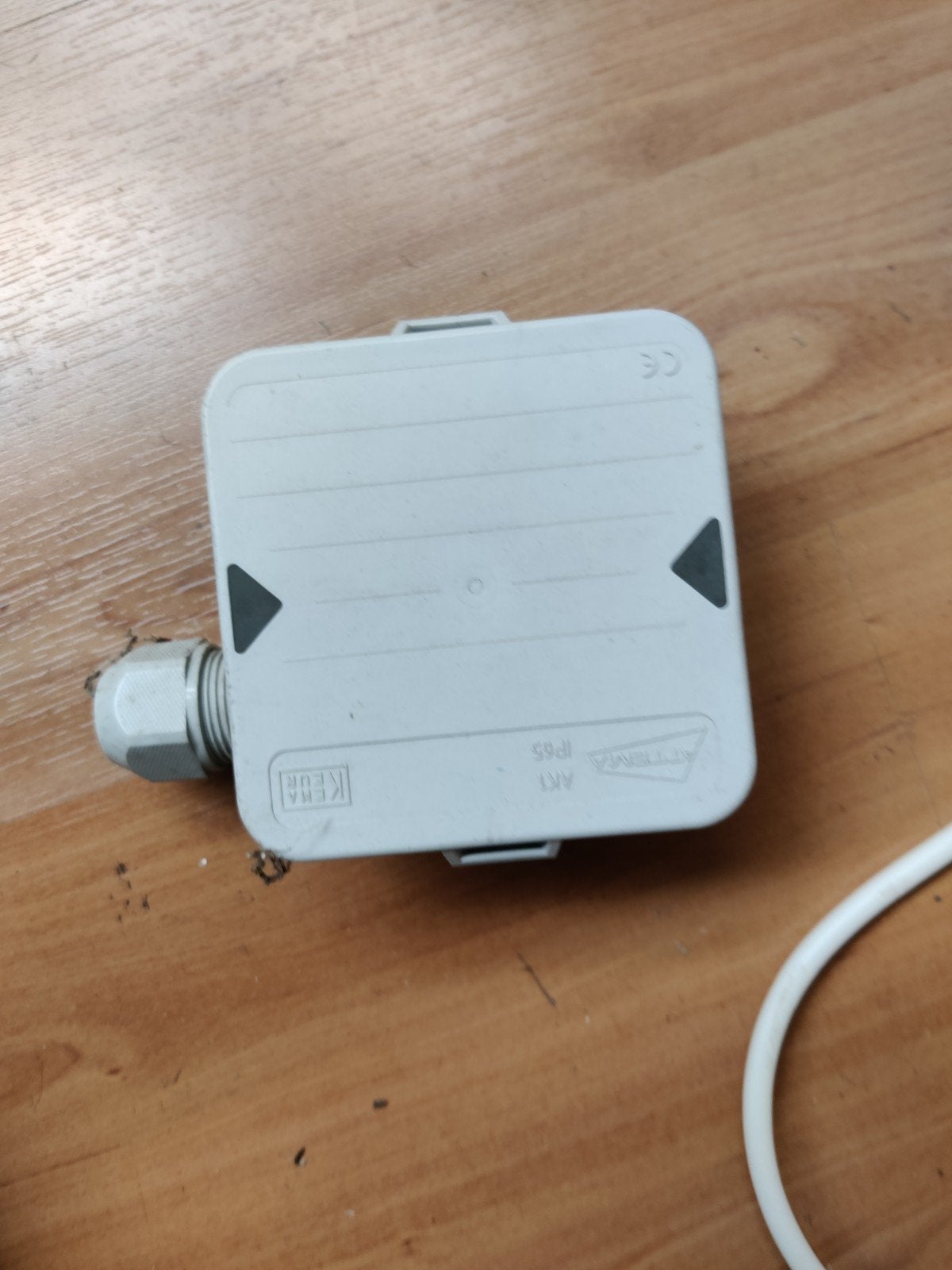 Attema IP65 waterdichte lasdoos met wartel, Ophalen of Verzenden, Zo goed als nieuw, Attema, Overige typen