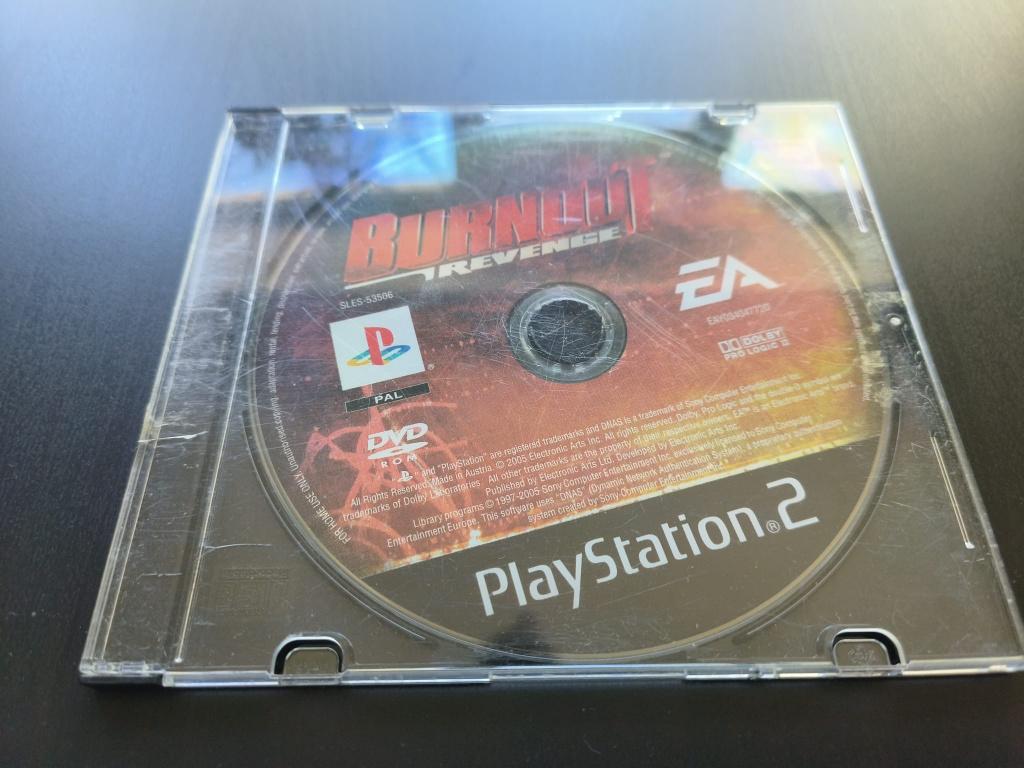 Burnout Revenge PS2 (alleen disc), Gebruikt, 1 speler, Racen en Vliegen, Eén computer