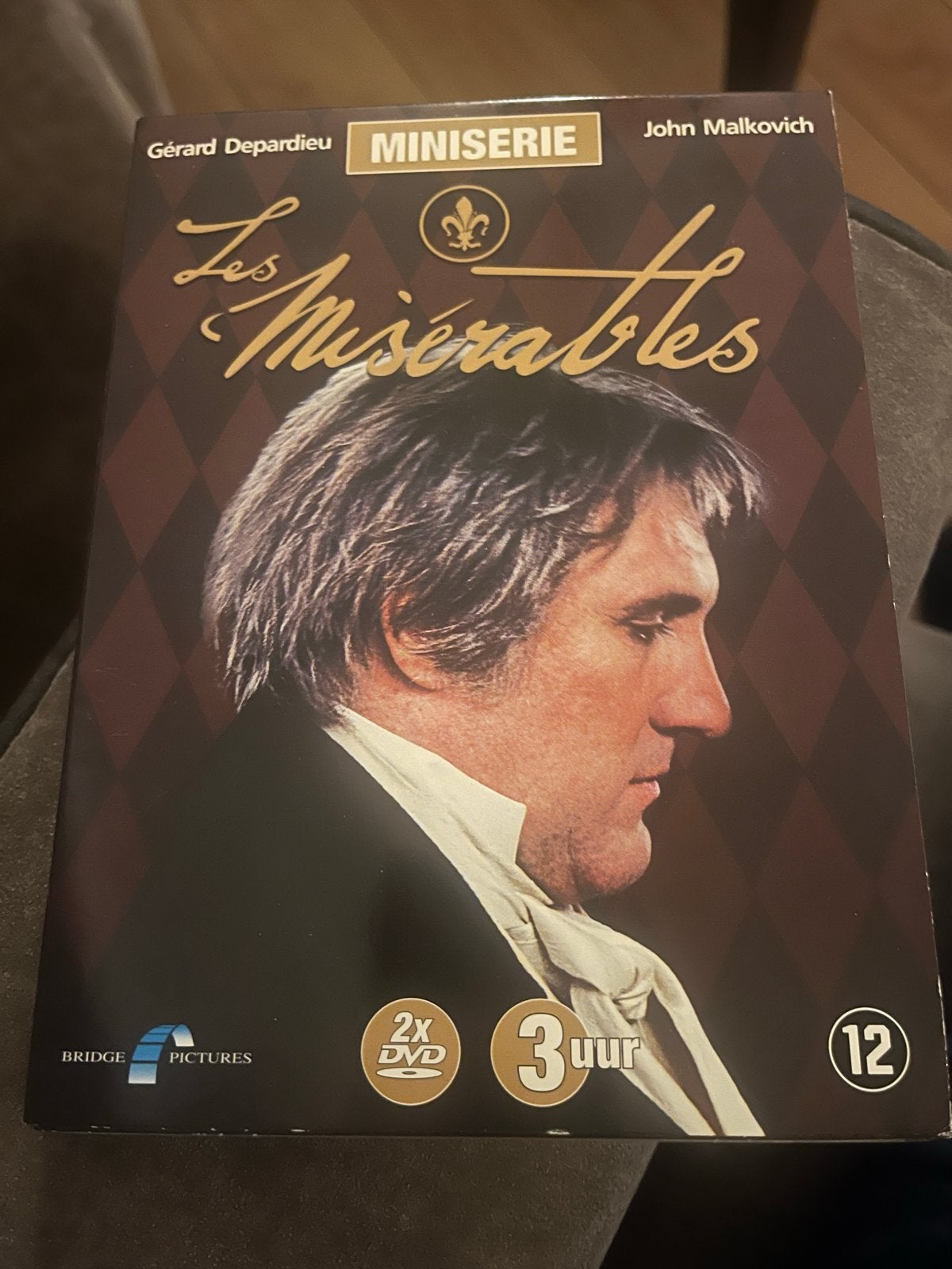 Les Misérables Miniserie DVD met Gérard Depardieu, Gebruikt, Nederlands, Vanaf 12 jaar, Ophalen of Verzenden