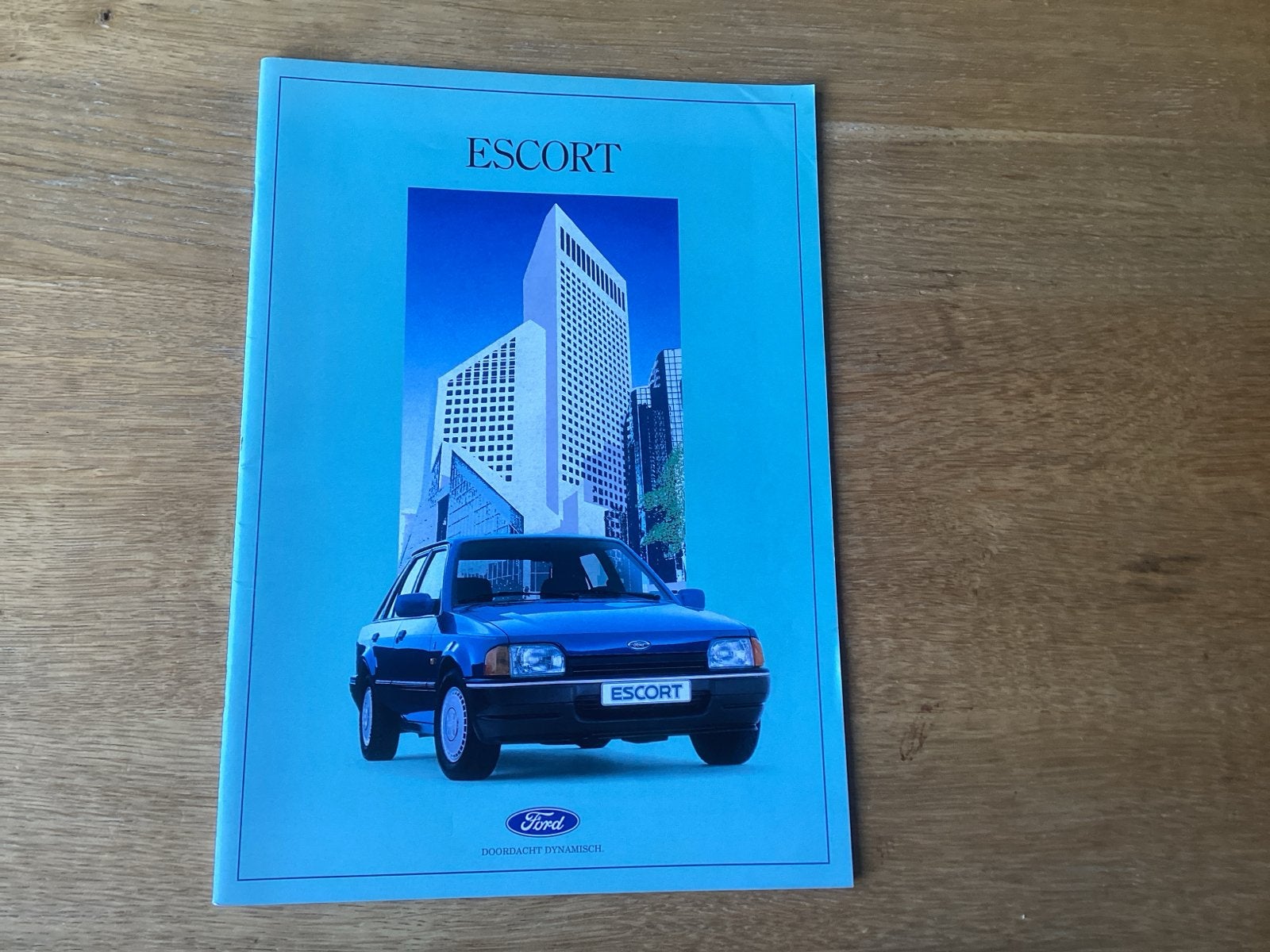Ford Escort brochure uit 1989 - met prijslijst, Boeken, Ophalen of Verzenden, Zo goed als nieuw, Ford