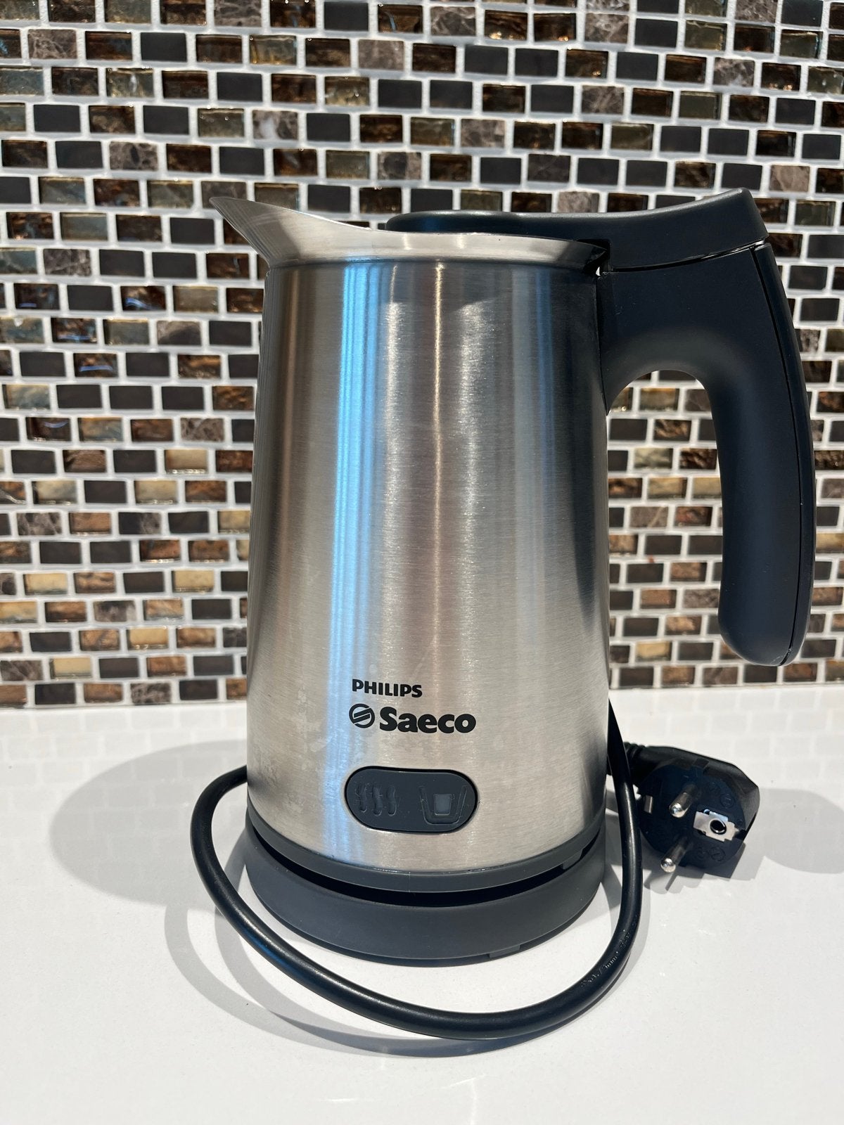 Saeco Melkopschuimer Warm & Koud - Perfect Melkschuim, Witgoed en Apparatuur, Melkopschuimers, Zo goed als nieuw, Elektrische melkopschuimer