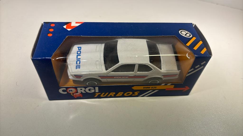 Bmw 635 police corgi 1.43, Auto, Ophalen of Verzenden, Corgi, A