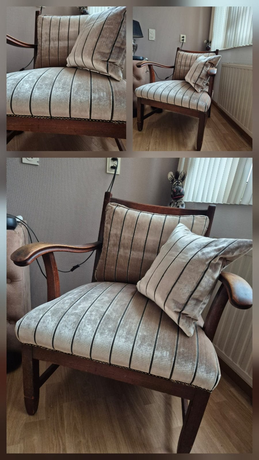Fauteuil, Ophalen of Verzenden, Zo goed als nieuw, 75 tot 100 cm, 50 tot 75 cm