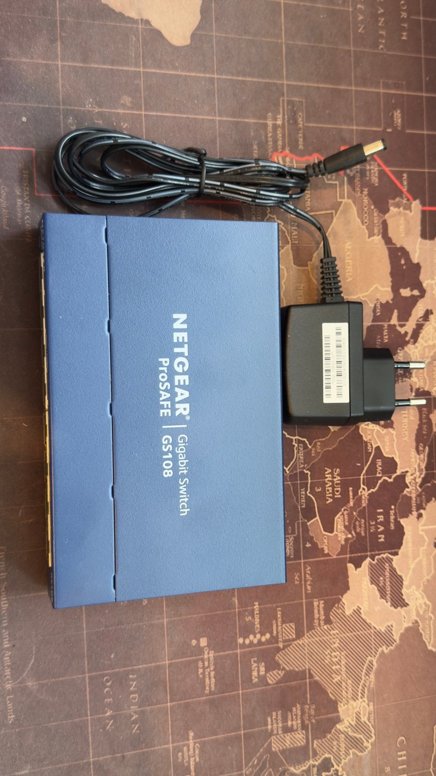 NETGEAR ProSAFE GS108 Gigabit Switch 8-poorts, Ophalen of Verzenden, Gebruikt