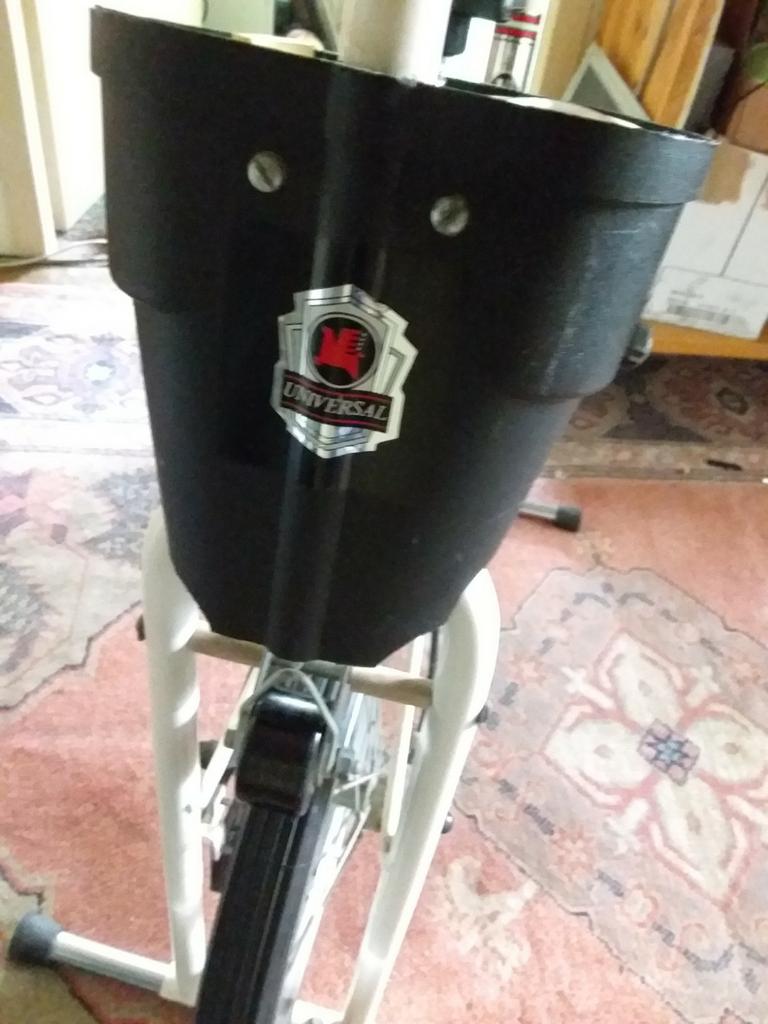 Vintage Hometrainer retro fiets met weinig km instelbaar, Sport en Fitness, Overige Sport en Fitness, Ophalen, Zo goed als nieuw