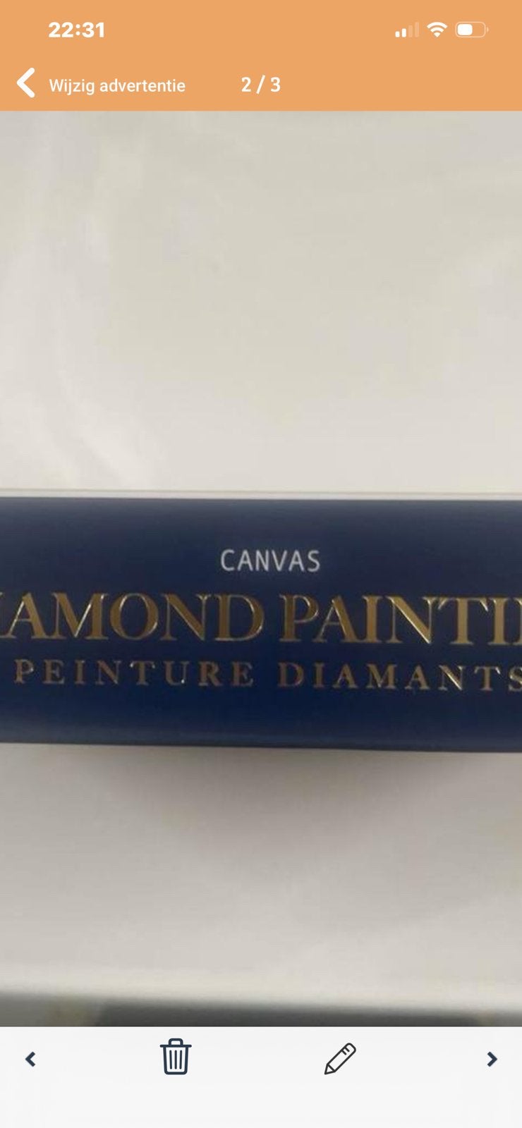 Nieuwe Diamond painting, Ophalen of Verzenden, Nieuw, Overige thema's, Diamond painting