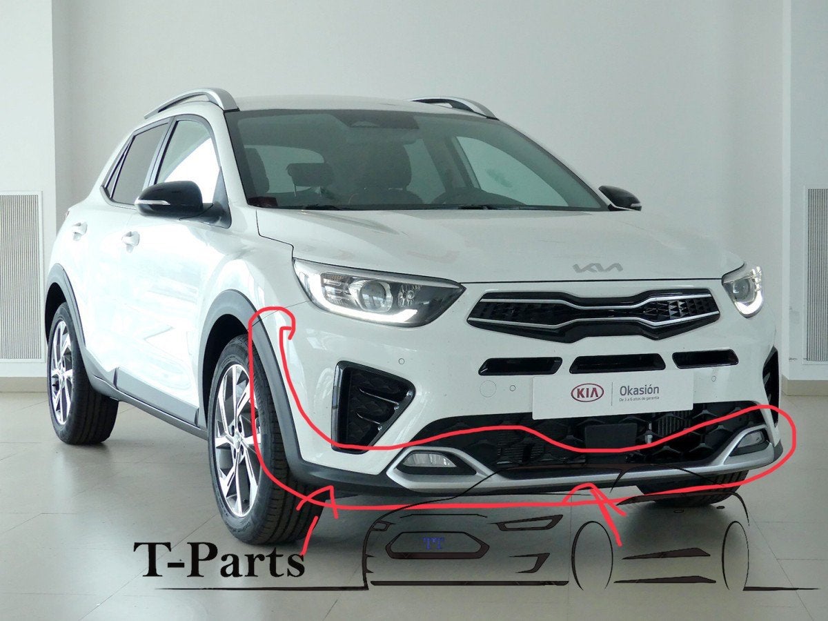 Kia stonic facelift voorbumper onder deel bumper nieuw 86512