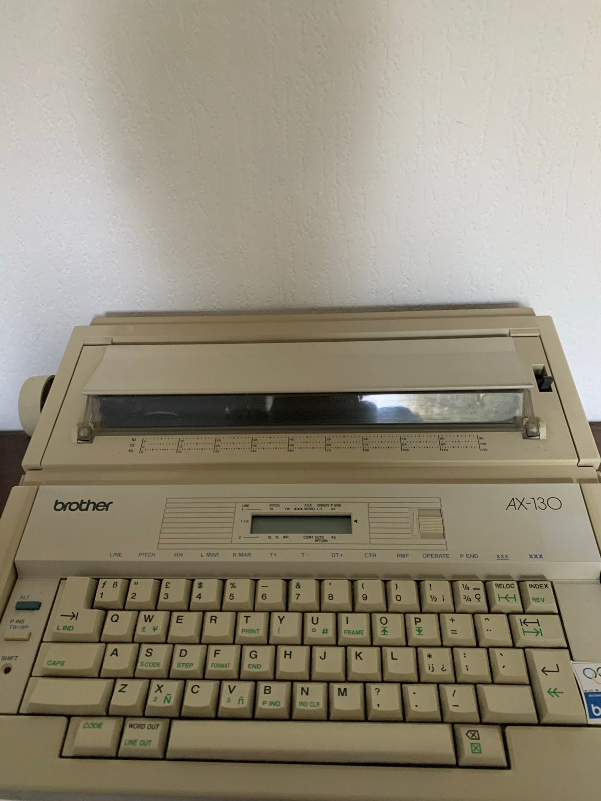 Typemachine Brother AX 130, Ophalen, Gebruikt