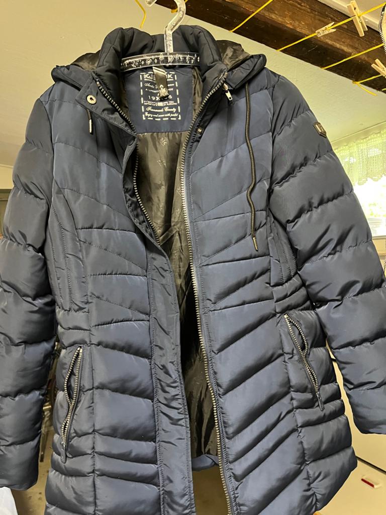 Jas, Kleding | Dames, Jassen | Winter, Ophalen, Zo goed als nieuw, Maat 42/44 (L), Blauw