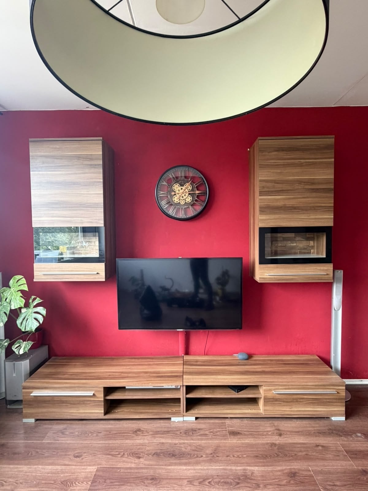 Moderne wandkast en tv-meubel set