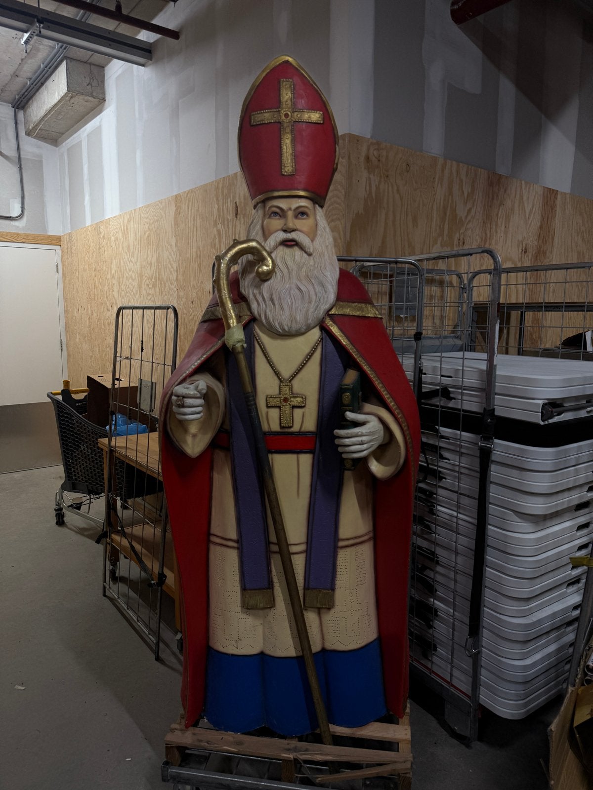 Sinterklaas polyester pop groot 2 meter, Diversen, Ophalen