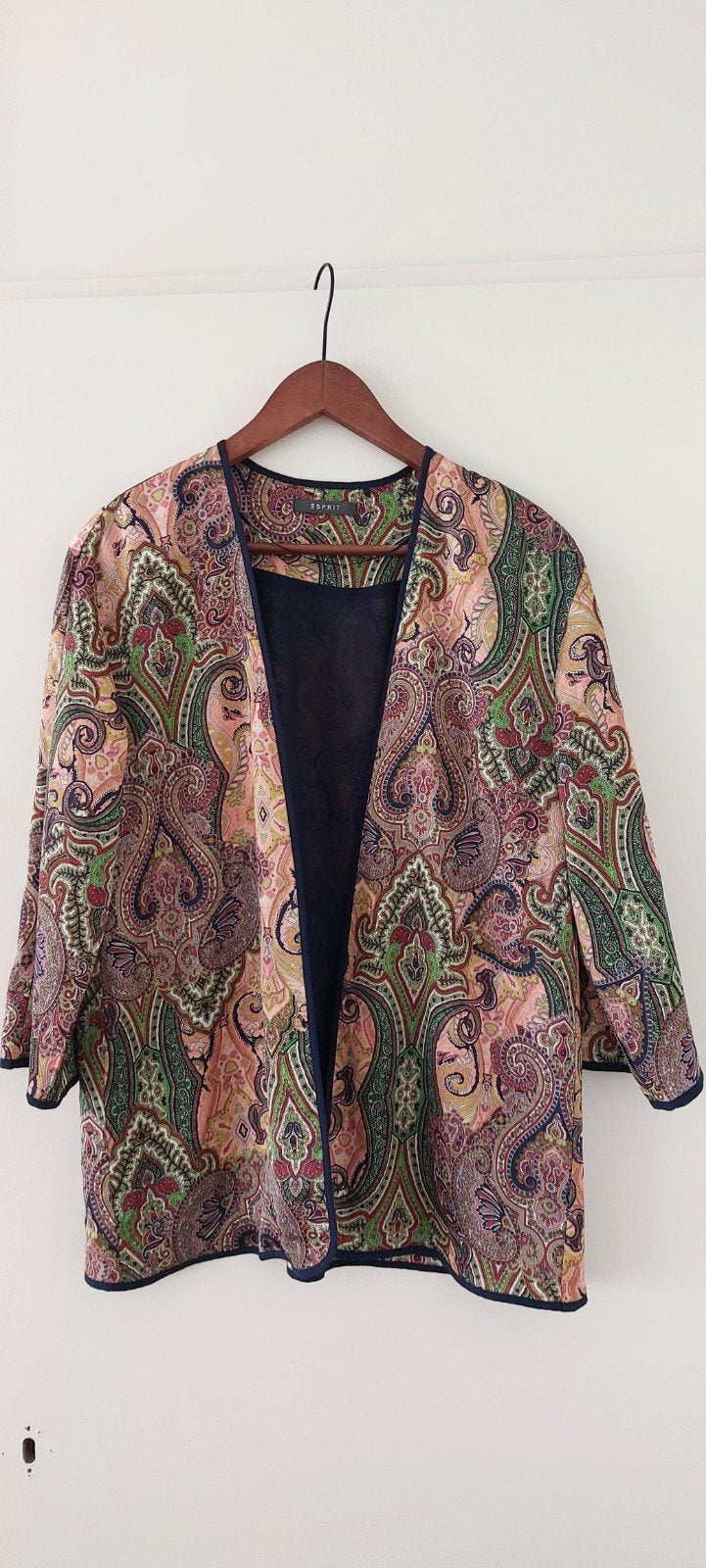 Zo goed als nieuw  Esprit Paisley Jasje Maat M, Kleding | Dames, Jasjes, Kostuums en Pakken, Maat 38/40 (M), Meerkleurig, Ophalen of Verzenden