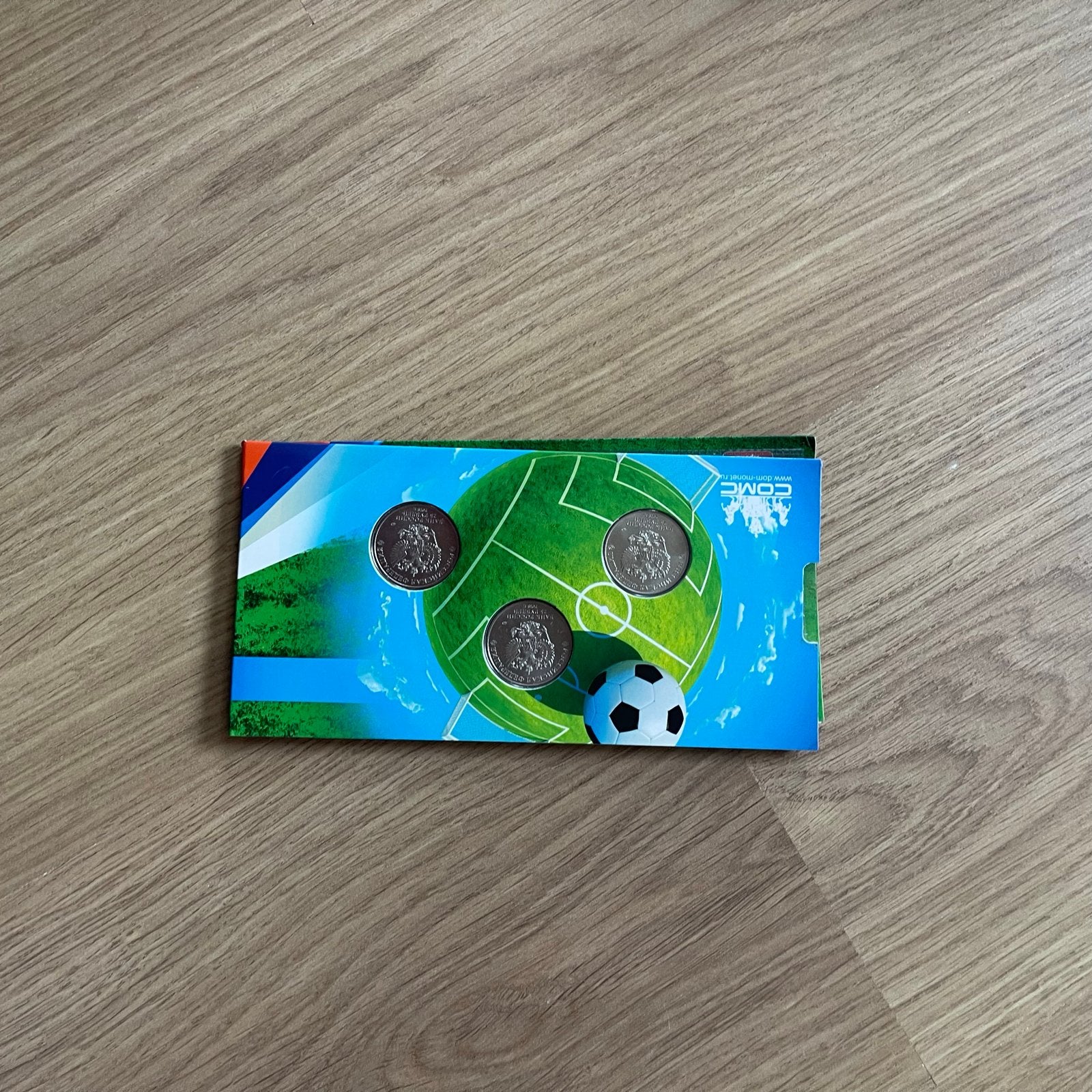 Russische munten en bankbiljetten voetbal WK 2018, Ophalen, Rusland, Setje