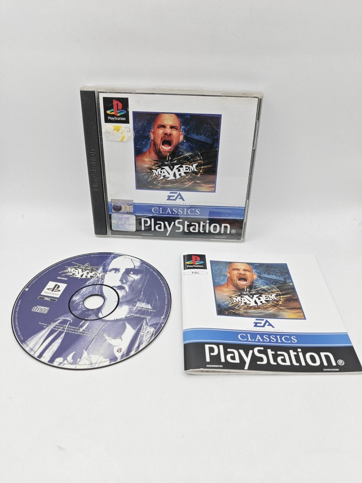 WCW Mayhem EA Classics PlayStation 1 PS1, Spelcomputers en Games, Games | Sony PlayStation 1, Gebruikt, Vechten, Electronic Arts