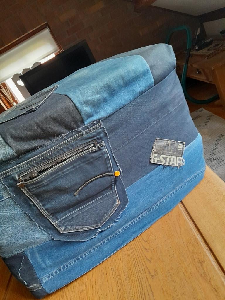 Hocker, Kleding | Dames, Ophalen of Verzenden, Zo goed als nieuw, Blauw, W30 - W32 (confectie 38/40)