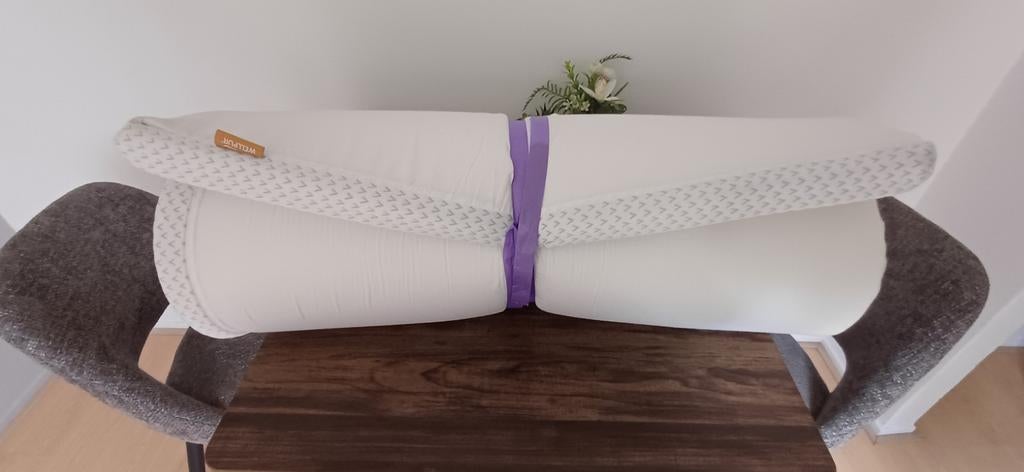 Wellpur matras toppper, Ophalen, Zo goed als nieuw, Eenpersoons, 80 cm