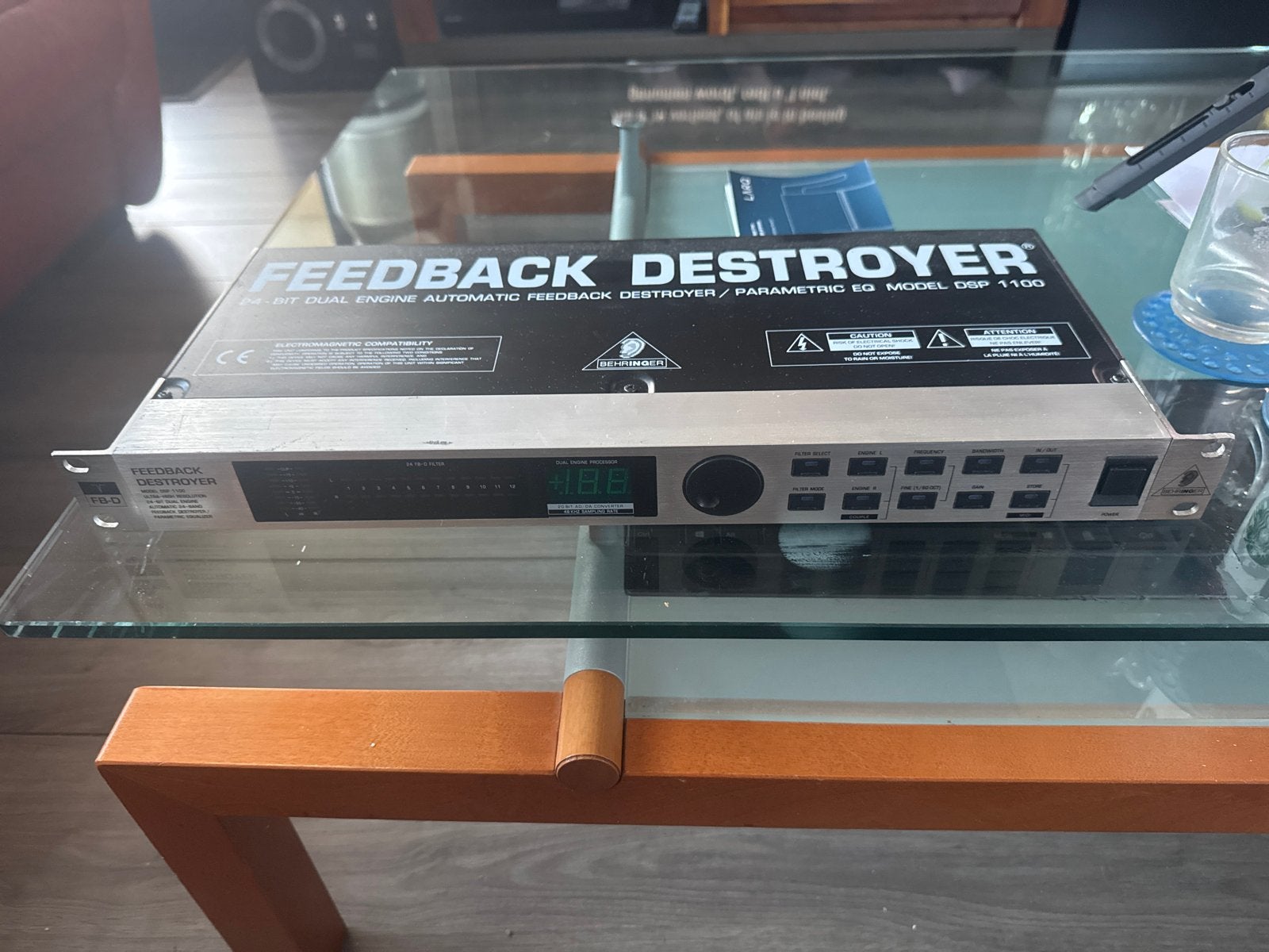 Behringer DSP 1100 Feedback Destroyer Parametrische EQ, Ophalen of Verzenden, Gebruikt, Overige typen
