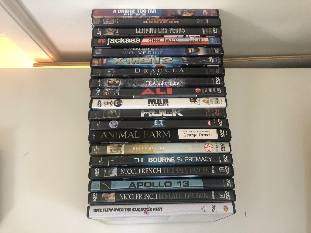 B522 Diverse DVD 's Nicci French X-Men JackAss Sobibor, Cd's en Dvd's, Alle leeftijden, Ophalen of Verzenden, Gebruikt, Actiethriller