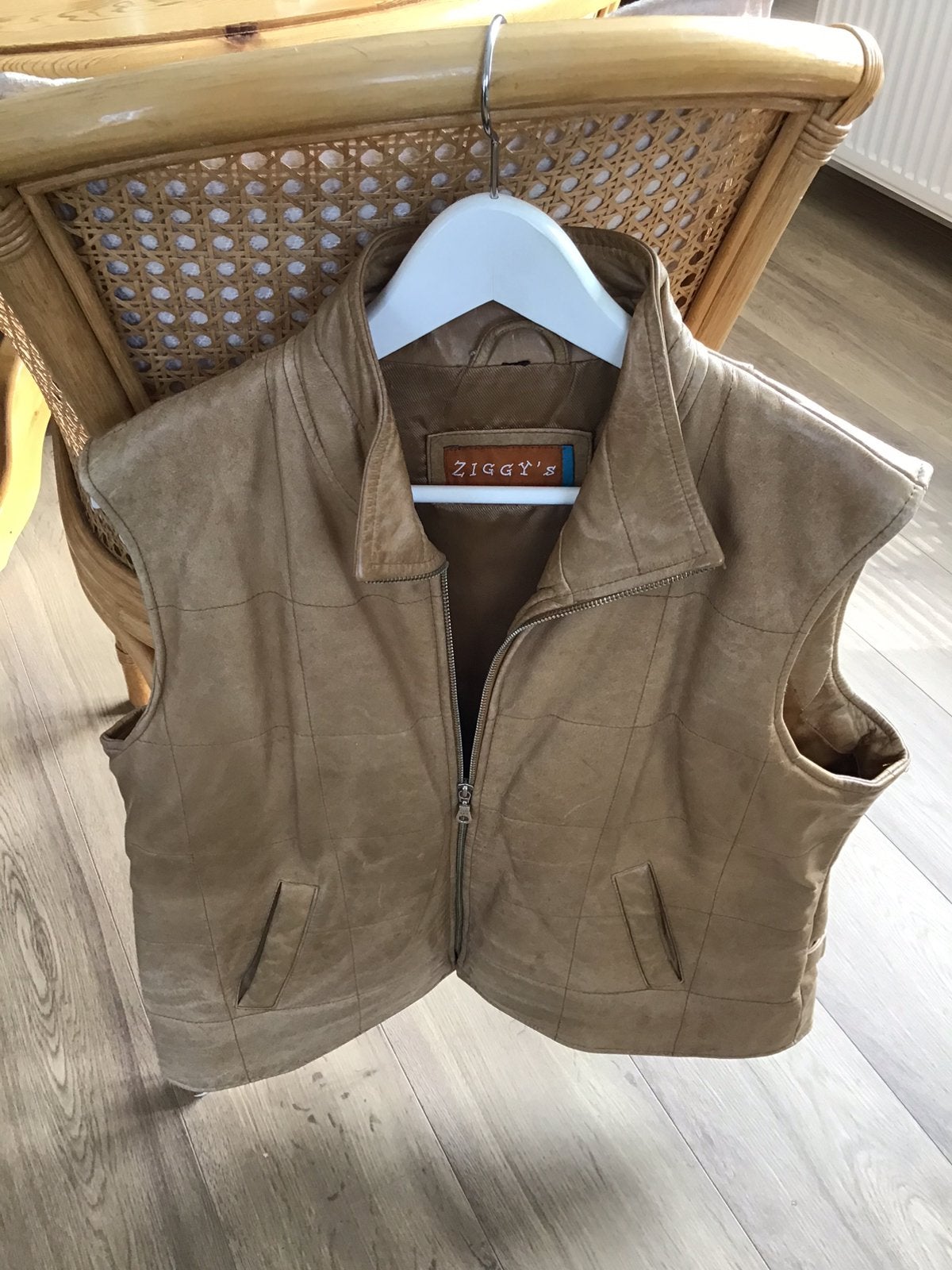 ZIGGY’S!Leren Bodywarmer 42/44.Stijlvol&Kwaliteit!, Kleding | Dames, Bodywarmers, Ophalen of Verzenden, Zo goed als nieuw, Maat 42/44 (L)