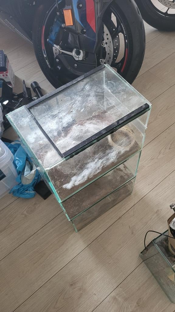 Terrarium glas 20x20x31. 3 keer €5 per stuk, Huis en Inrichting, Ophalen of Verzenden, 25 tot 50 cm, Rechthoekig, Glas