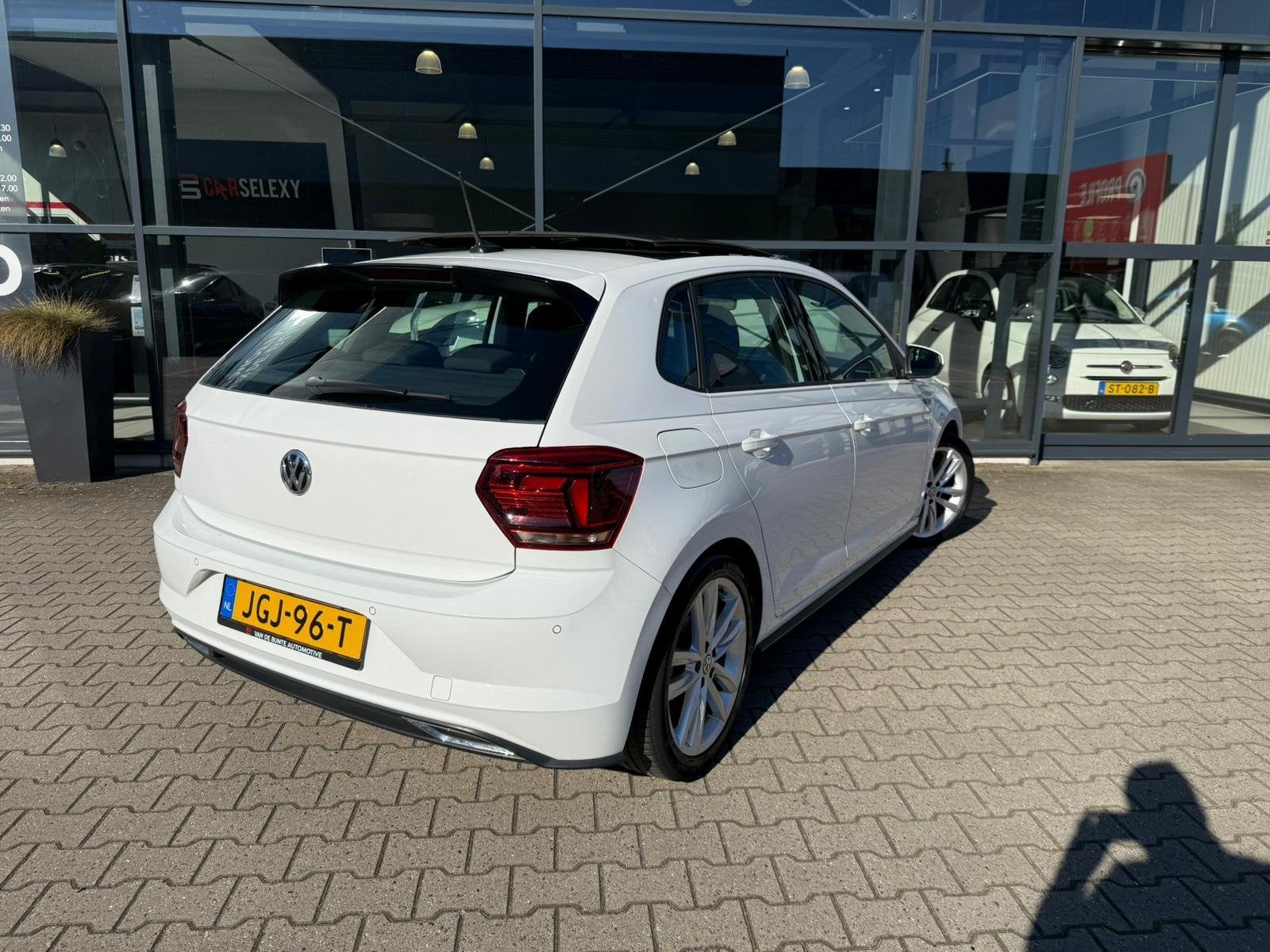 Volkswagen Polo 1.0 TSI Highline Business R *Schuif-/Kanteld, Stof, Gebruikt, Wit, Bedrijf