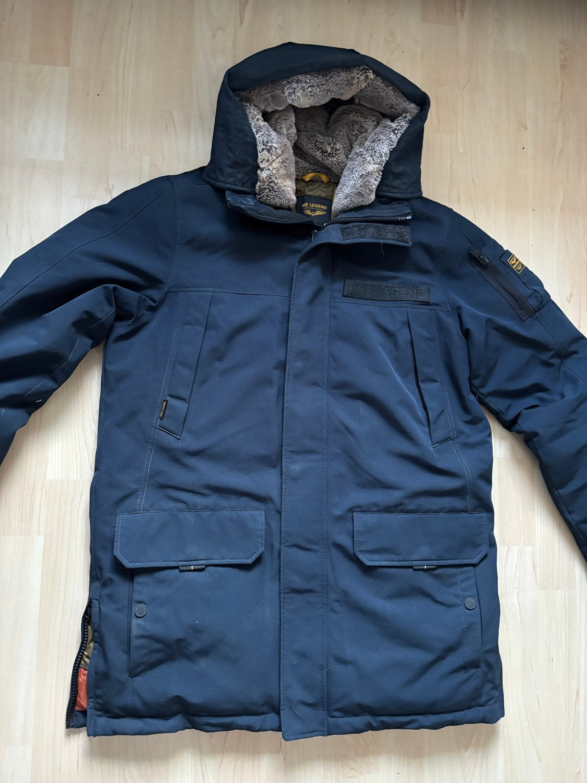 PME Legend ice pilot 2.0 winterjas L, Kleding | Heren, Ophalen of Verzenden, Zo goed als nieuw, Maat 52/54 (L), Blauw
