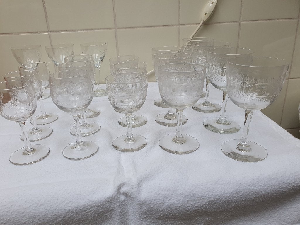 Oud glaswerk, Ophalen