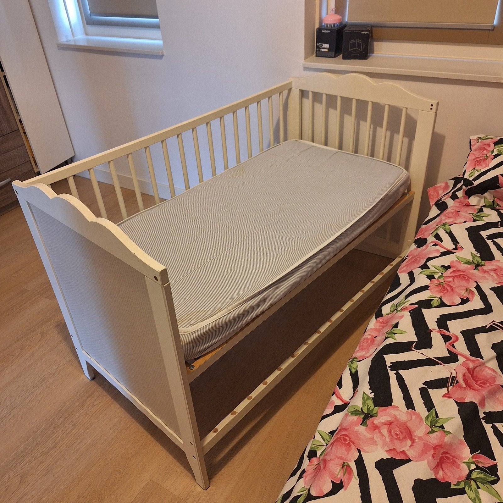 2 baby beds/cosleepers with matras 120 x 60, Ophalen of Verzenden, Gebruikt, Ledikant