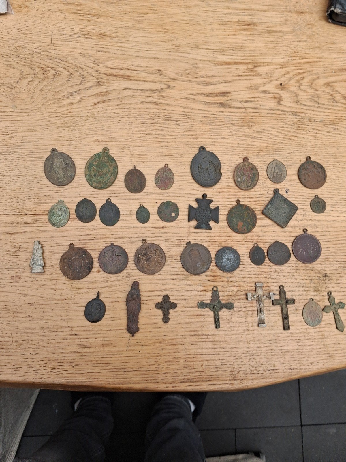 Grote collectie heiligen bodemvondsten Betuwe, Ophalen of Verzenden