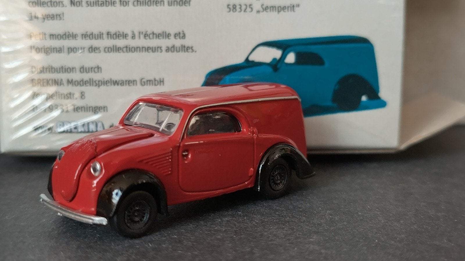 Steyr Baby Rood 1:87 Brekina Starline Pol, Auto, Verzenden, ., Nieuw