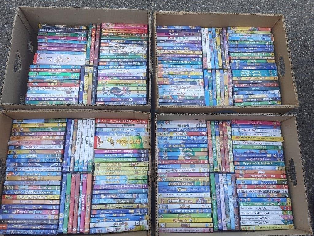 4 dozen DVD's jeugd, Alle leeftijden, Ophalen, Zo goed als nieuw