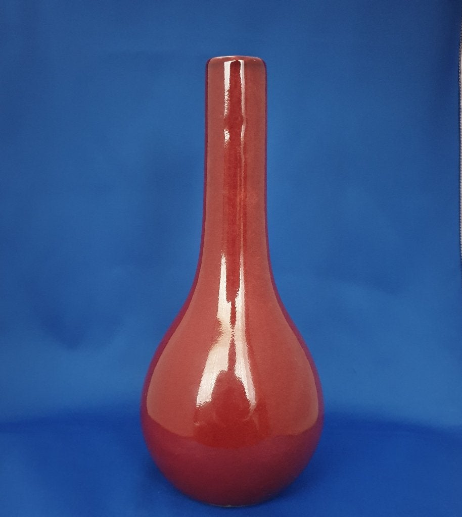 Antieke Sang de boeuf porseleinen vaas, Ophalen of Verzenden