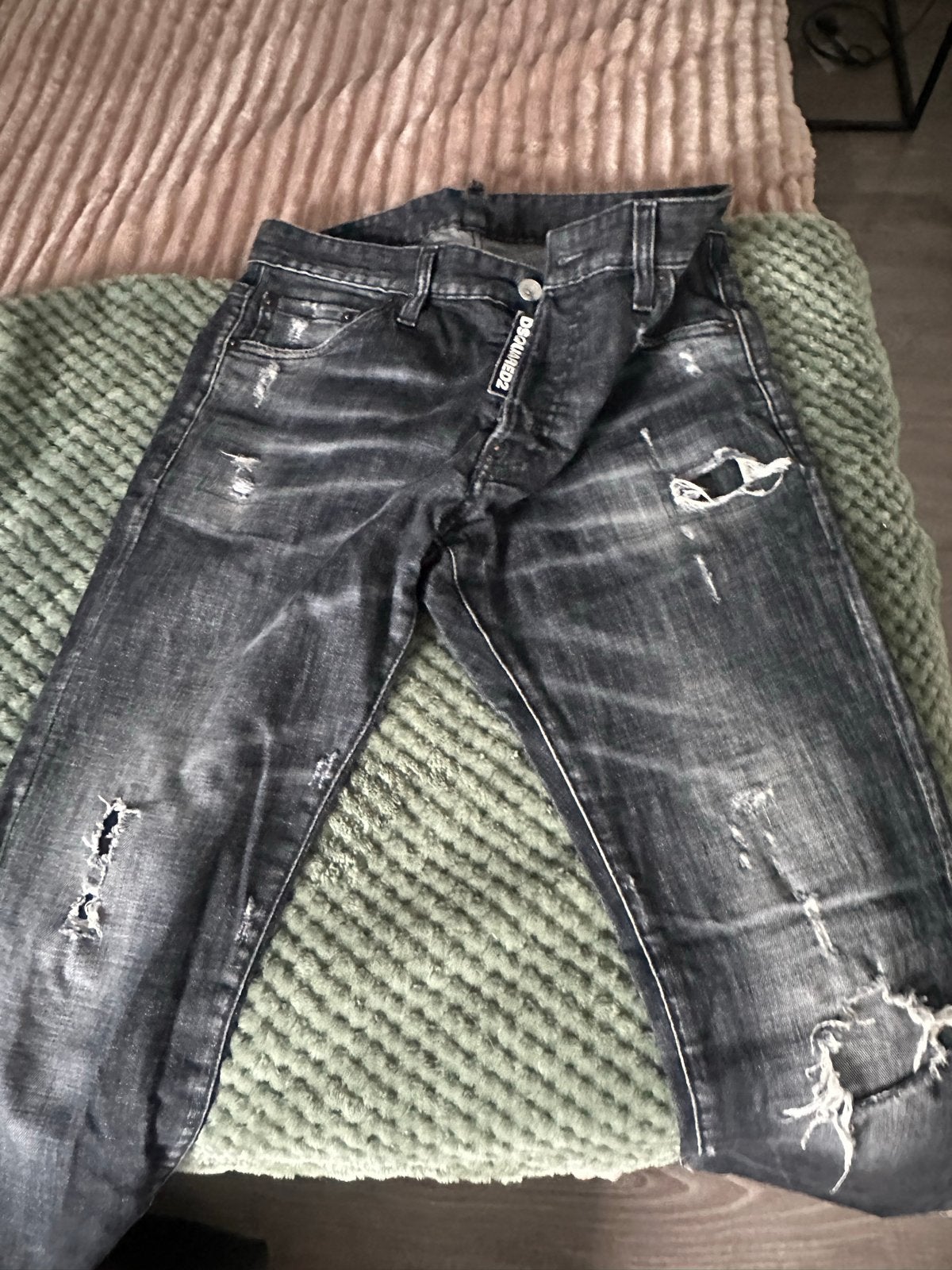 DSQUARED2 Broek - Zo goed als nieuw, Kleding | Heren, Ophalen of Verzenden, Zo goed als nieuw, Zwart
