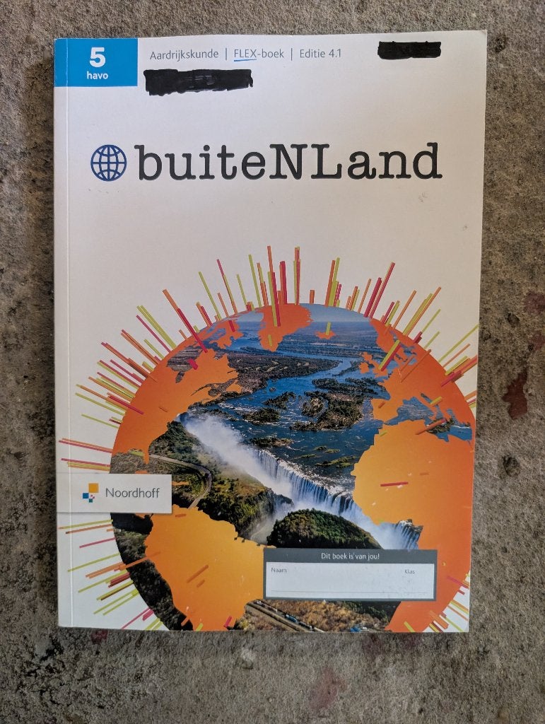BuiteNLand Havo 5 Flex boek, Boeken, Ophalen of Verzenden, Zo goed als nieuw, HAVO, Aardrijkskunde